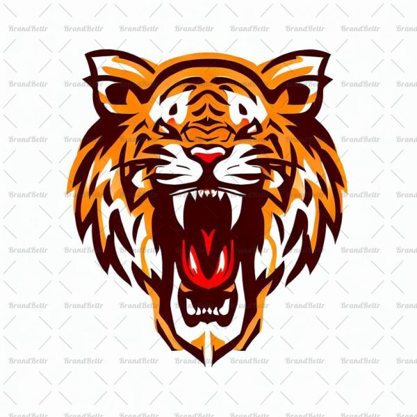 Brüllender Tiger